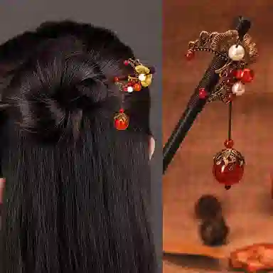 圣所 流苏步摇新中式国风手工 发簪 女款