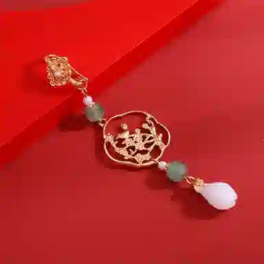 圣所 喜上枝头 新中式旗袍压襟古风 汉服茶服 挂件 女款