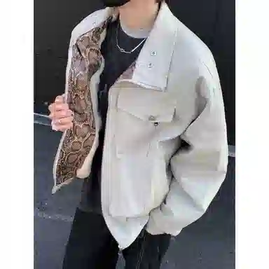 悍戈 座山蟒主题男士多季百搭工装风夹克外套 男款