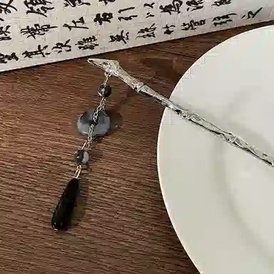 specialoutlook Bamboo Jade Ring Hairpin