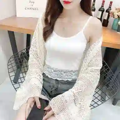 水中花 简约背心蕾丝花边吊带 女款