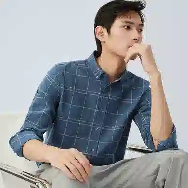 Hongdou Slim Fit Long Sleeve Shirt