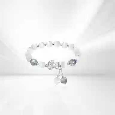 金瑞邦 新中式貔貅 吞金兽 精致轻奢 招财纳福 国风国潮 小众设计 猫眼石 手串 男女同款情侣款