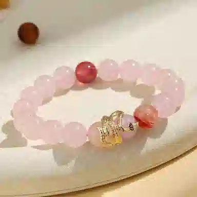 金瑞邦 新中式国潮 简单百搭 显白气质  国风 小众设计 高级感 招财进宝 转运来财 平步青云 精准桃花 水晶 手串 女款