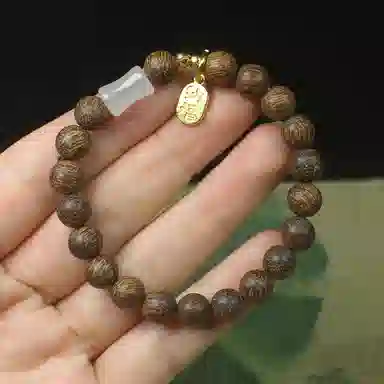 金瑞邦 念珠 竹节 新中式国潮 文玩 简单百搭 显白高档 水逆退散 转运考研上岸 招财进宝 来福 福牌 金丝檀木 手串 男女同款情侣款