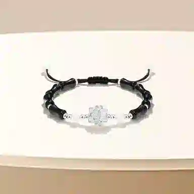 金瑞邦 简单百搭 显白精致 小众设计 高级感  上岸考研学生 莲花 新中式国潮 平安牌 精准#好运 琉璃 手链 男女同款情侣款