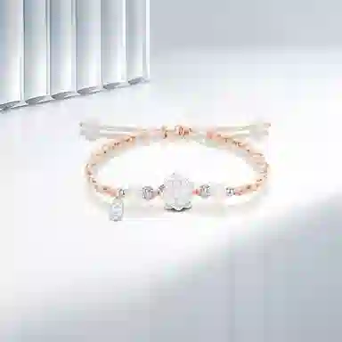 金瑞邦 简单百搭 显白精致 小众设计 高级感  上岸考研学生 莲花 新中式国潮 平安牌 精准#好运 琉璃 手链 男女同款情侣款