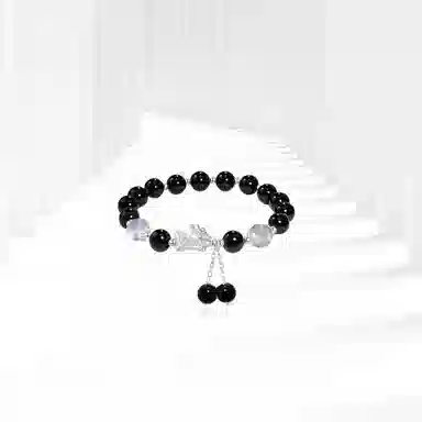 金瑞邦 新中式貔貅 吞金兽 精致轻奢 招财纳福 国风国潮 小众设计 猫眼石 手串 男女同款情侣款