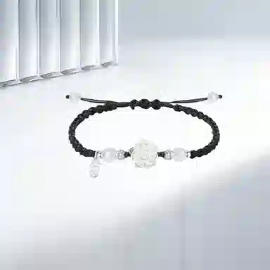 金瑞邦 简单百搭 显白精致 小众设计 高级感  上岸考研学生 莲花 新中式国潮 平安牌 精准#好运 琉璃 手链 男女同款情侣款