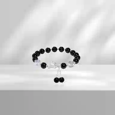 金瑞邦 新中式貔貅 吞金兽 精致轻奢 招财纳福 国风国潮 小众设计 猫眼石 手串 男女同款情侣款