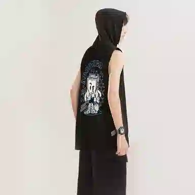 ADOONGA Streetwear Hoodie Vest