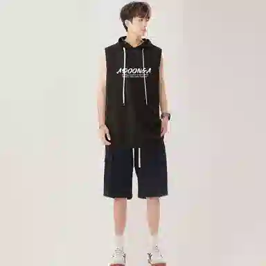 ADOONGA Streetwear Hoodie Vest