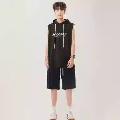 ADOONGA Streetwear Hoodie Vest
