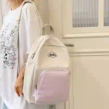 Xmithie Sweet Style Backpack Pink Gray
