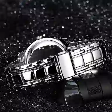 AIYISHI Quartz Watch Black Dial