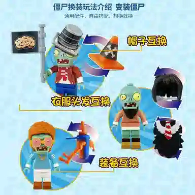 潮昇动漫 植物大战僵尸 弹射 扭蛋 随机一款