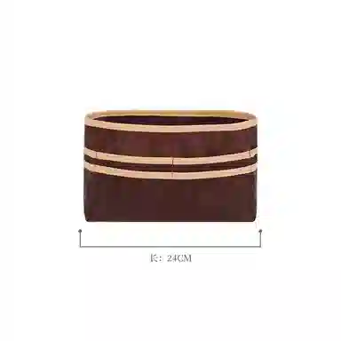 Dior Book Tote Satin Organizer Bag Beige Coffee