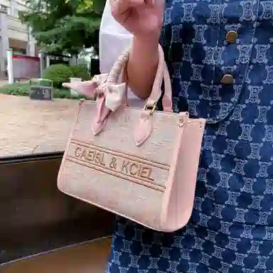 CAEISL&KCIEL Tote Bag Pink