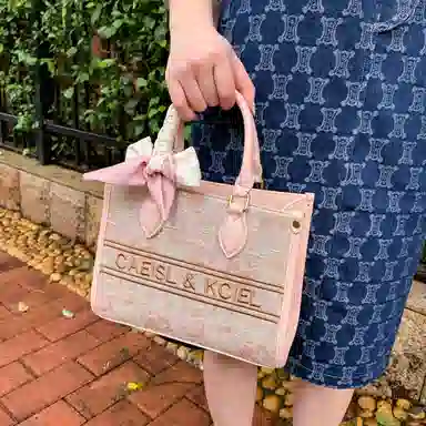 CAEISL&KCIEL Tote Bag Pink