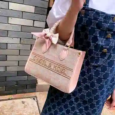 CAEISL&KCIEL Tote Bag Pink