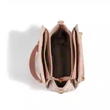 CAEISL&KCIEL Quilted Chain Tote Bag Pink