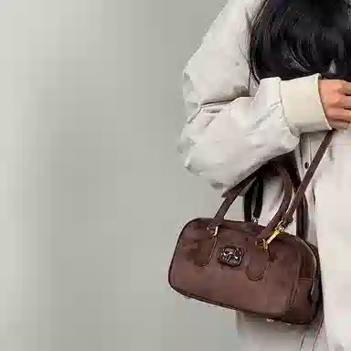 TOMATO&POTATO Bowling Bag Deep Brown