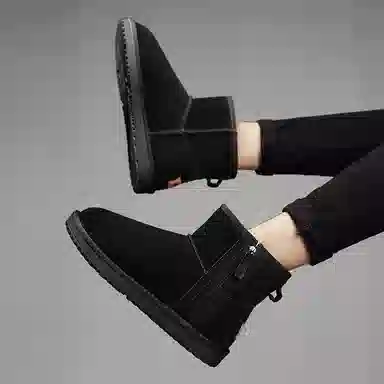 时尚舒适 内里加绒 短筒 雪地靴 男款