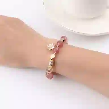 盈满堂 夏日花语 小众设计 水晶 玉石手串 女款