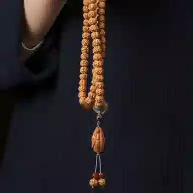 盈满堂 木雕福寿 金刚菩提 菩提类手串 男女同款情侣款