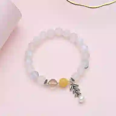 盈满堂 麦穗单圈 简约百搭 水晶 手串 男女同款情侣款