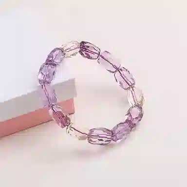 盈满堂 优雅简约 水晶 玉石手串 男女同款情侣款