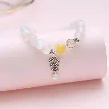 盈满堂 麦穗单圈 简约百搭 水晶 手串 男女同款情侣款