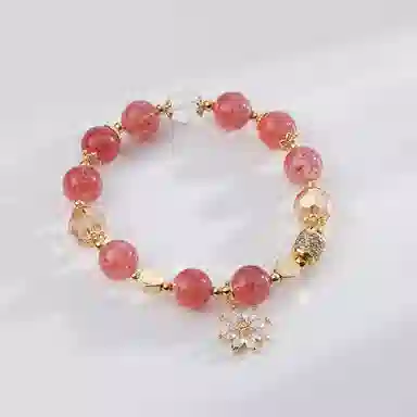 盈满堂 夏日花语 小众设计 水晶 玉石手串 女款