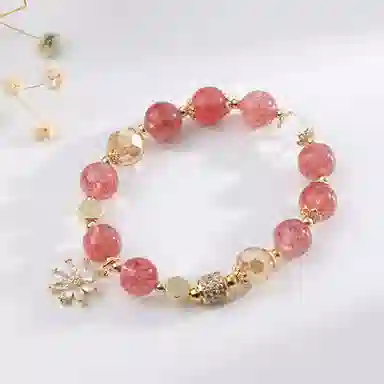 盈满堂 夏日花语 小众设计 水晶 玉石手串 女款