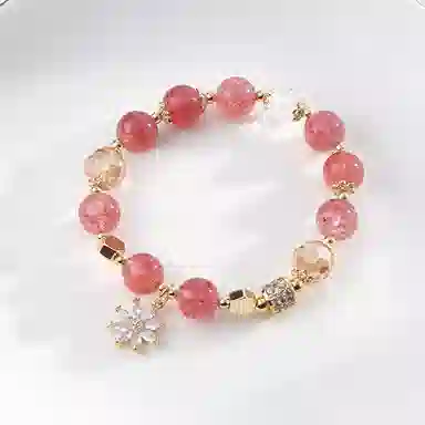 盈满堂 夏日花语 小众设计 水晶 玉石手串 女款