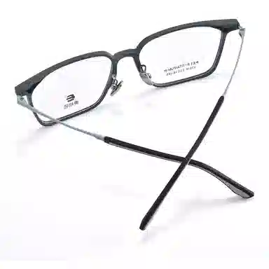联系客服可选配镜套餐 康视顿 潮流复古 β钛聚醚酰+橡胶脚套 光学镜架 男女同款情侣款