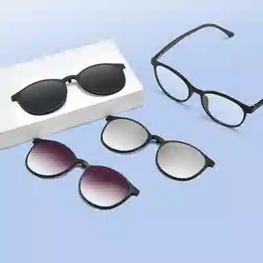 康视顿 三合一偏光夹片套镜 太阳眼镜 男款