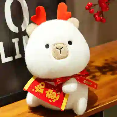 公主恋人 柿柿如意水豚系列 ”豚个好柿“卡皮巴拉 吉祥 玩偶 毛绒公仔