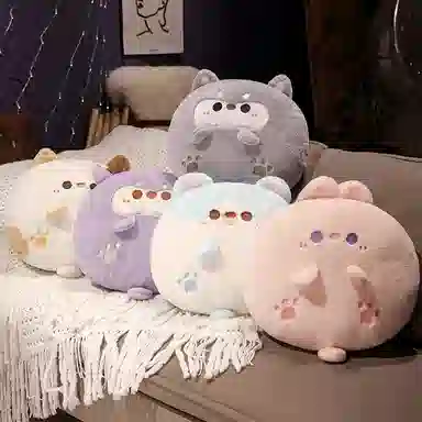 公主恋人 可爱小动物三用抱枕毯 玩偶周边