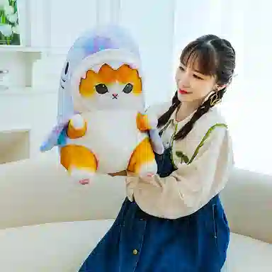 公主恋人 鲨鱼猫 玩偶 毛绒公仔