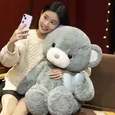 公主恋人 抱心熊 爱心熊 表白熊 泰迪熊 睡觉抱枕 玩偶 毛绒公仔