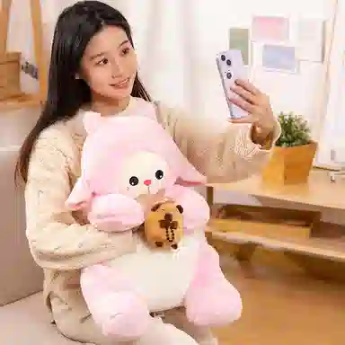 公主恋人 安睡小羊 绵羊 卡皮巴拉布娃娃 玩偶 毛绒公仔