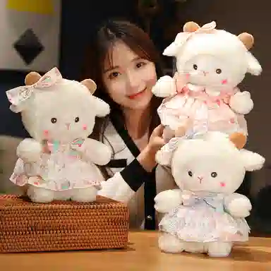 公主恋人 少女系小羊 换装布娃娃抱枕 玩偶 毛绒公仔