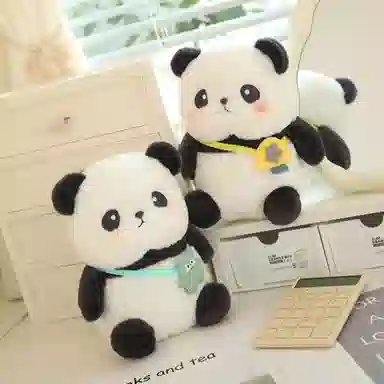 公主恋人 球球熊猫安抚布娃娃 玩偶 毛绒挂件