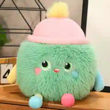 公主恋人 长毛怪兽抱枕 玩偶 毛绒公仔