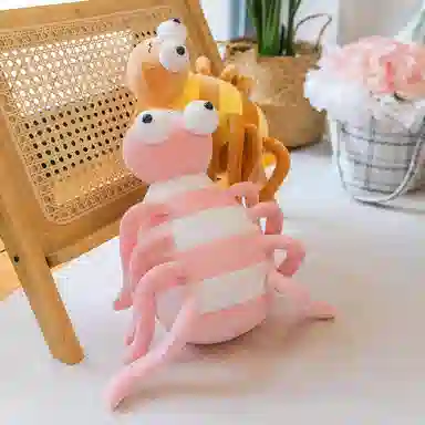 公主恋人 条纹长腿蜘蛛 玩偶 毛绒公仔