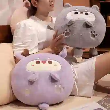 公主恋人 可爱小动物三用抱枕毯 玩偶周边