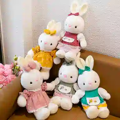 公主恋人 雅苏兔 穿衣兔子 玩偶 毛绒公仔