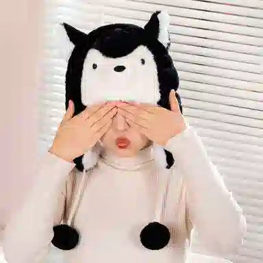 公主恋人 创意软萌哈士奇 企鹅帽子 限定舒适柔软 萌趣可爱 玩偶周边