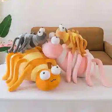 公主恋人 条纹长腿蜘蛛 玩偶 毛绒公仔